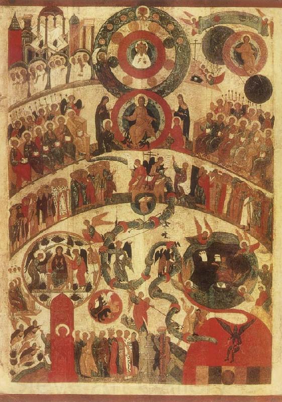 unknow artist THe Last Judgement Novgorod School Norge oil painting art